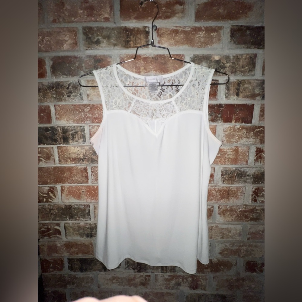 Emma & Olive Peekaboo Casual Dress Blouse, XL